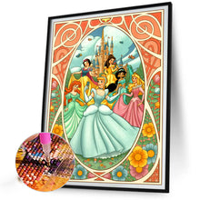 Load image into Gallery viewer, Disney Princess 30*40CM (canvas) Full Round Drill Diamond Painting
