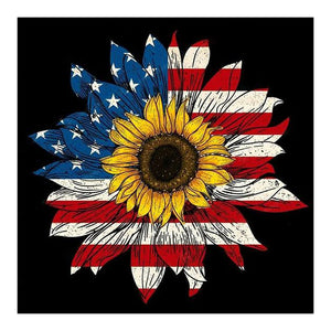 Artistic Sunflower 30*30CM (canvas) Full Round Drill Diamond Painting