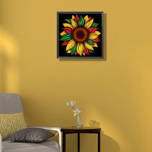 Load image into Gallery viewer, Artistic Sunflower 30*30CM (canvas) Full Round Drill Diamond Painting
