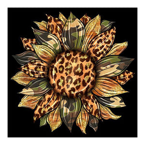 Artistic Sunflower 30*30CM (canvas) Full Round Drill Diamond Painting