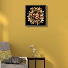 Load image into Gallery viewer, Artistic Sunflower 30*30CM (canvas) Full Round Drill Diamond Painting
