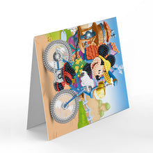 Load image into Gallery viewer, 8pcs Mickey Mouse Diamond Painting Greeting Card Includes Envelope DIY Postcards

