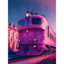 Load image into Gallery viewer, Pink Ocean Train 30*40CM (canvas) Full Round Drill Diamond Painting
