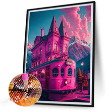 Load image into Gallery viewer, Pink Ocean Train 30*40CM (canvas) Full Round Drill Diamond Painting
