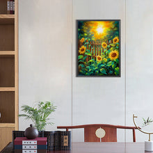 Load image into Gallery viewer, Sunflowers In The Garden 30*40CM (canvas) Full Round Drill Diamond Painting
