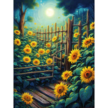 Load image into Gallery viewer, Sunflowers In The Garden 30*40CM (canvas) Full Round Drill Diamond Painting
