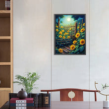 Load image into Gallery viewer, Sunflowers In The Garden 30*40CM (canvas) Full Round Drill Diamond Painting
