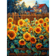 Load image into Gallery viewer, Sunflowers In The Garden 30*40CM (canvas) Full Round Drill Diamond Painting
