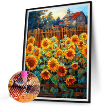 Load image into Gallery viewer, Sunflowers In The Garden 30*40CM (canvas) Full Round Drill Diamond Painting
