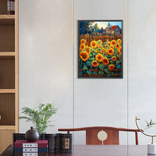 Load image into Gallery viewer, Sunflowers In The Garden 30*40CM (canvas) Full Round Drill Diamond Painting
