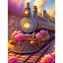 Load image into Gallery viewer, European And American Classical Trains 30*40CM (canvas) Full Round Drill Diamond Painting
