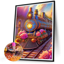 Load image into Gallery viewer, European And American Classical Trains 30*40CM (canvas) Full Round Drill Diamond Painting
