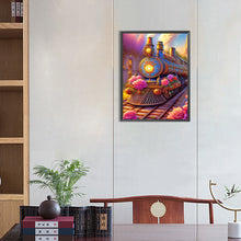 Load image into Gallery viewer, European And American Classical Trains 30*40CM (canvas) Full Round Drill Diamond Painting
