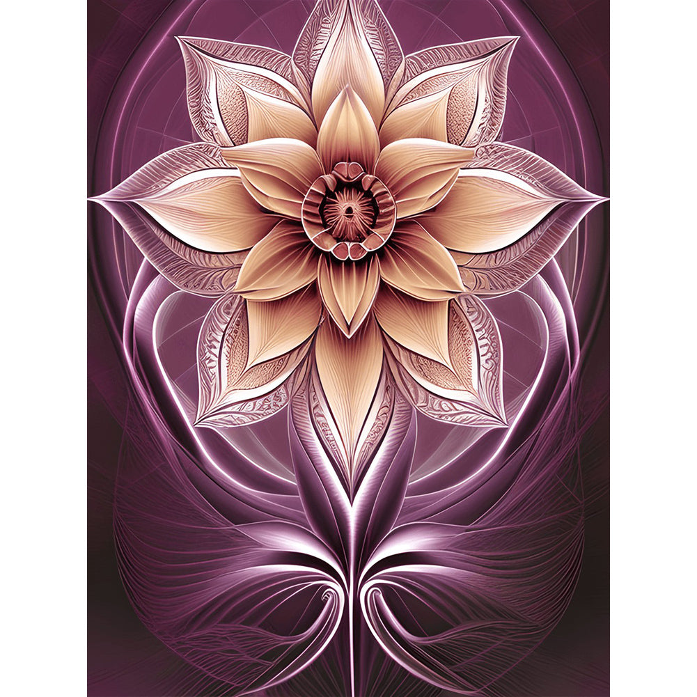 Art Flower 30*40CM (canvas) Full Round Drill Diamond Painting