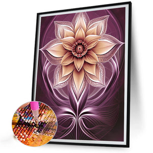 Art Flower 30*40CM (canvas) Full Round Drill Diamond Painting