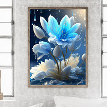 Load image into Gallery viewer, Blue Flowers 30*40CM (canvas) Full Square Drill Diamond Painting
