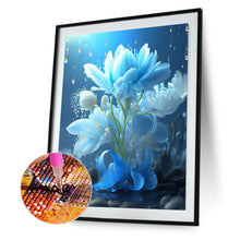 Load image into Gallery viewer, Blue Flowers 30*40CM (canvas) Full Square Drill Diamond Painting
