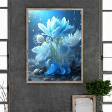 Load image into Gallery viewer, Blue Flowers 30*40CM (canvas) Full Square Drill Diamond Painting
