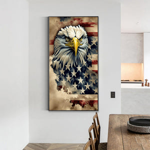 Independence Day American Eagle 40*70CM (canvas) Full Round Drill Diamond Painting