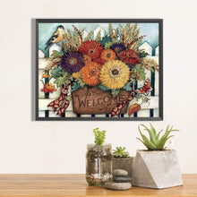 Load image into Gallery viewer, Flower Basket 60*50CM (canvas) Full Round Drill Diamond Painting
