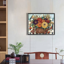 Load image into Gallery viewer, Flower Basket 60*50CM (canvas) Full Round Drill Diamond Painting
