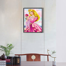 Load image into Gallery viewer, Princess Aurora And Roses 30*40CM (canvas) Full Round Drill Diamond Painting
