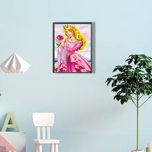 Load image into Gallery viewer, Princess Aurora And Roses 30*40CM (canvas) Full Round Drill Diamond Painting
