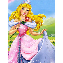 Load image into Gallery viewer, Princess Aurora And Roses 30*40CM (canvas) Full Round Drill Diamond Painting
