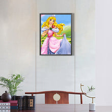 Load image into Gallery viewer, Princess Aurora And Roses 30*40CM (canvas) Full Round Drill Diamond Painting
