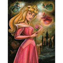 Load image into Gallery viewer, Princess Aurora And The Magic Elf 30*40CM (canvas) Full Round Drill Diamond Painting
