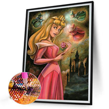 Load image into Gallery viewer, Princess Aurora And The Magic Elf 30*40CM (canvas) Full Round Drill Diamond Painting
