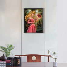 Load image into Gallery viewer, Princess Aurora And The Magic Elf 30*40CM (canvas) Full Round Drill Diamond Painting
