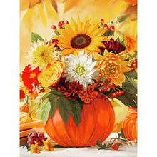 Load image into Gallery viewer, Sunflower Flower 30*40CM (canvas) Full Round Drill Diamond Painting
