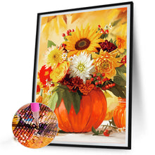 Load image into Gallery viewer, Sunflower Flower 30*40CM (canvas) Full Round Drill Diamond Painting
