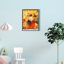 Load image into Gallery viewer, Sunflower Flower 30*40CM (canvas) Full Round Drill Diamond Painting
