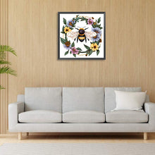 Load image into Gallery viewer, Bee 30*30CM (canvas) Full Round Drill Diamond Painting
