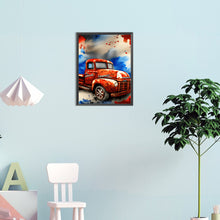 Load image into Gallery viewer, Independence Day Retro Vintage Car 30*40CM (canvas) Full Round Drill Diamond Painting
