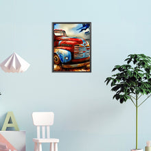 Load image into Gallery viewer, Independence Day Retro Vintage Car 30*40CM (canvas) Full Round Drill Diamond Painting
