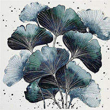 Load image into Gallery viewer, Ink Painting Ginkgo Leaf 30*30CM (canvas) Full Round Drill Diamond Painting
