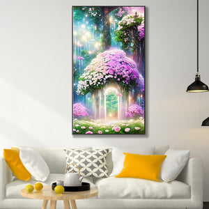 Flower Tree 45*80CM (canvas) Full Round Drill Diamond Painting