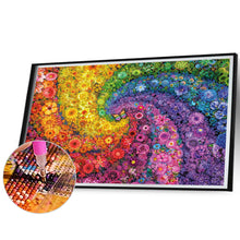 Load image into Gallery viewer, Rainbow Swirl Flowers 70*50CM (canvas) Full Square Drill Diamond Painting
