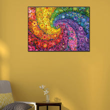 Load image into Gallery viewer, Rainbow Swirl Flowers 70*50CM (canvas) Full Square Drill Diamond Painting
