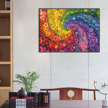 Load image into Gallery viewer, Rainbow Swirl Flowers 70*50CM (canvas) Full Square Drill Diamond Painting
