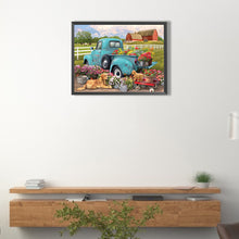 Load image into Gallery viewer, Blue Pickup Truck 40*30CM (canvas) Full Square Drill Diamond Painting
