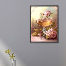 Load image into Gallery viewer, Goblet And Flowers 20*30CM (canvas) Full Square Drill Diamond Painting
