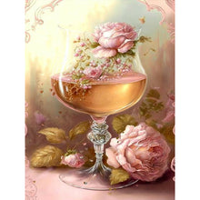 Load image into Gallery viewer, Goblet And Flowers 30*40CM (canvas) Full Square Drill Diamond Painting
