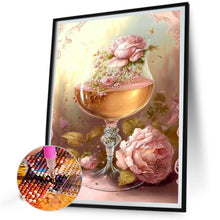 Load image into Gallery viewer, Goblet And Flowers 30*40CM (canvas) Full Square Drill Diamond Painting
