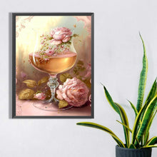 Load image into Gallery viewer, Goblet And Flowers 30*40CM (canvas) Full Square Drill Diamond Painting
