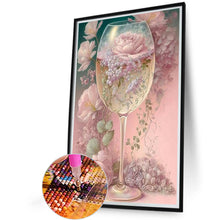 Load image into Gallery viewer, Goblet And Flowers 20*30CM (canvas) Full Square Drill Diamond Painting
