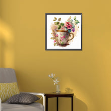 Load image into Gallery viewer, Watercolor Bouquet 30*30CM (canvas) Full Round Drill Diamond Painting
